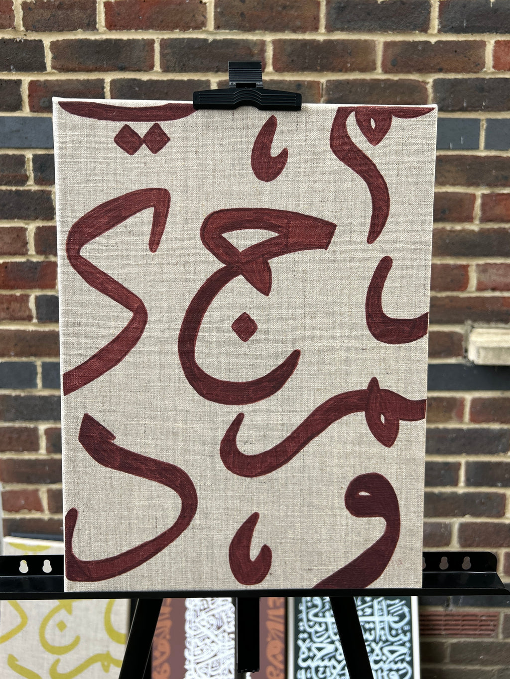 Echoes of Letters Linen Collection - A3 Canvas