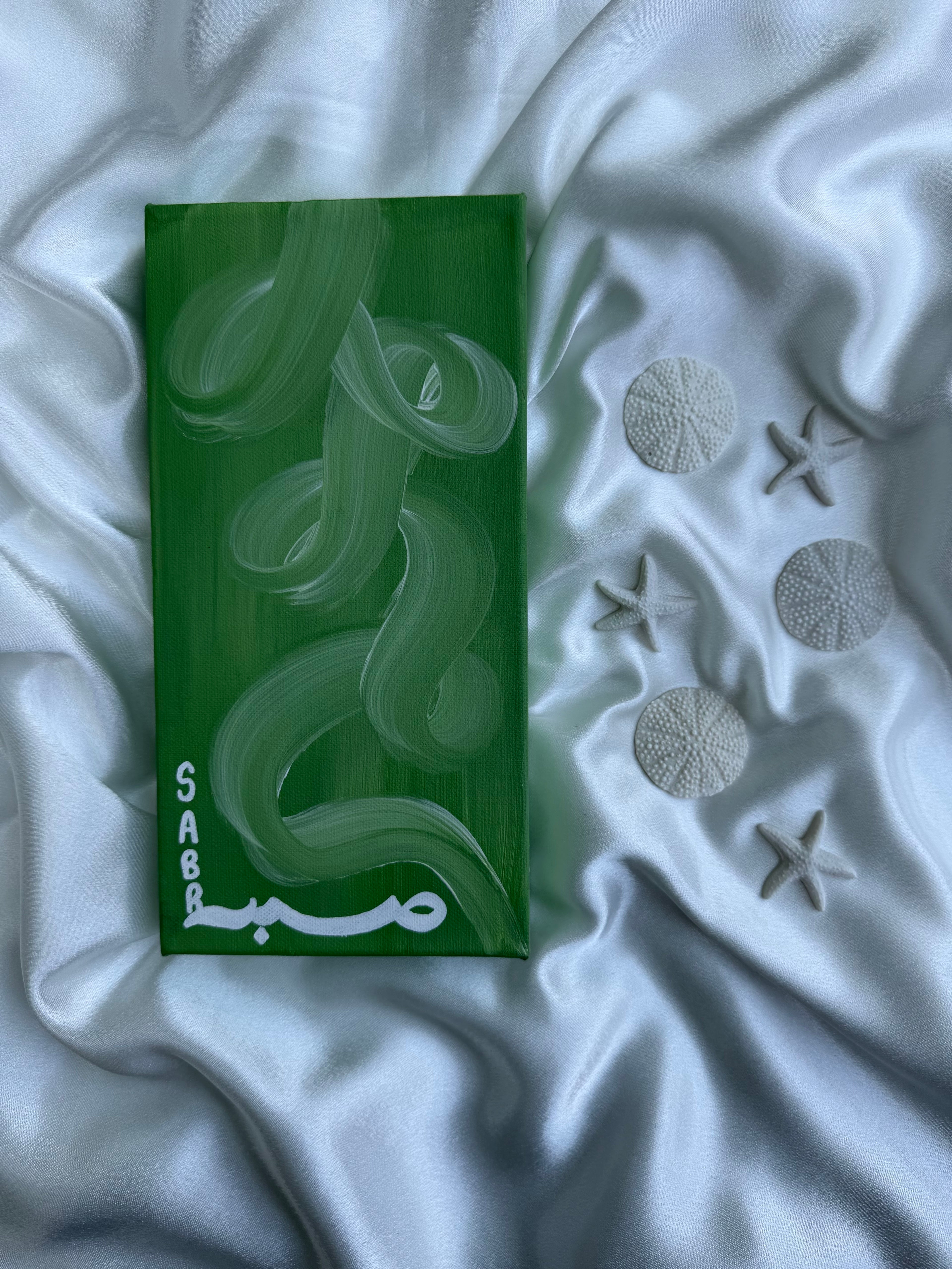 The Lime Sabr Swirl Canvas