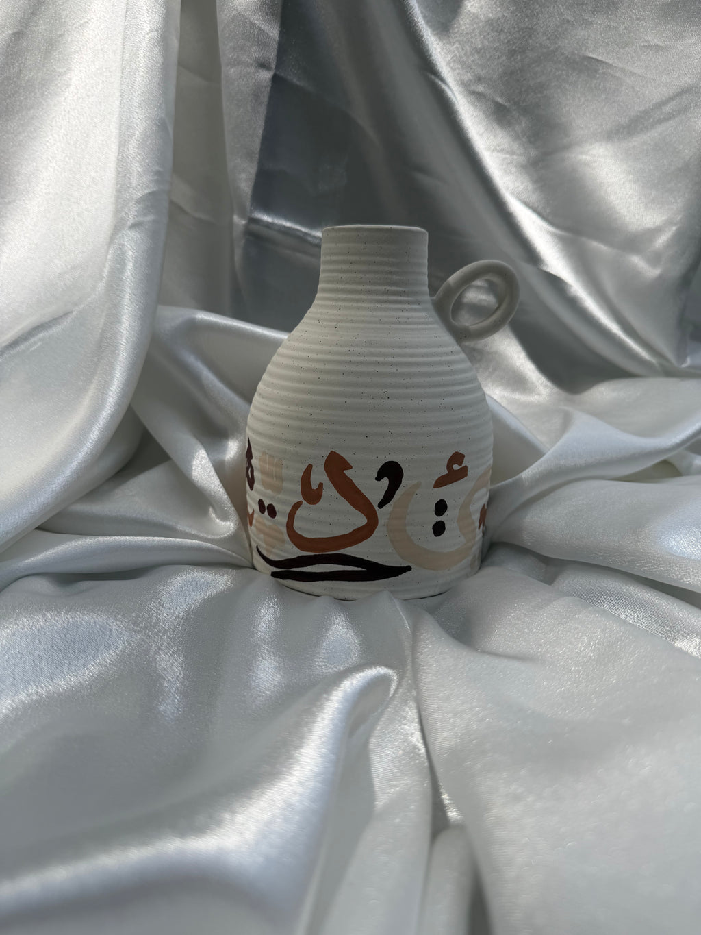 Sand & Honey Letter Vase