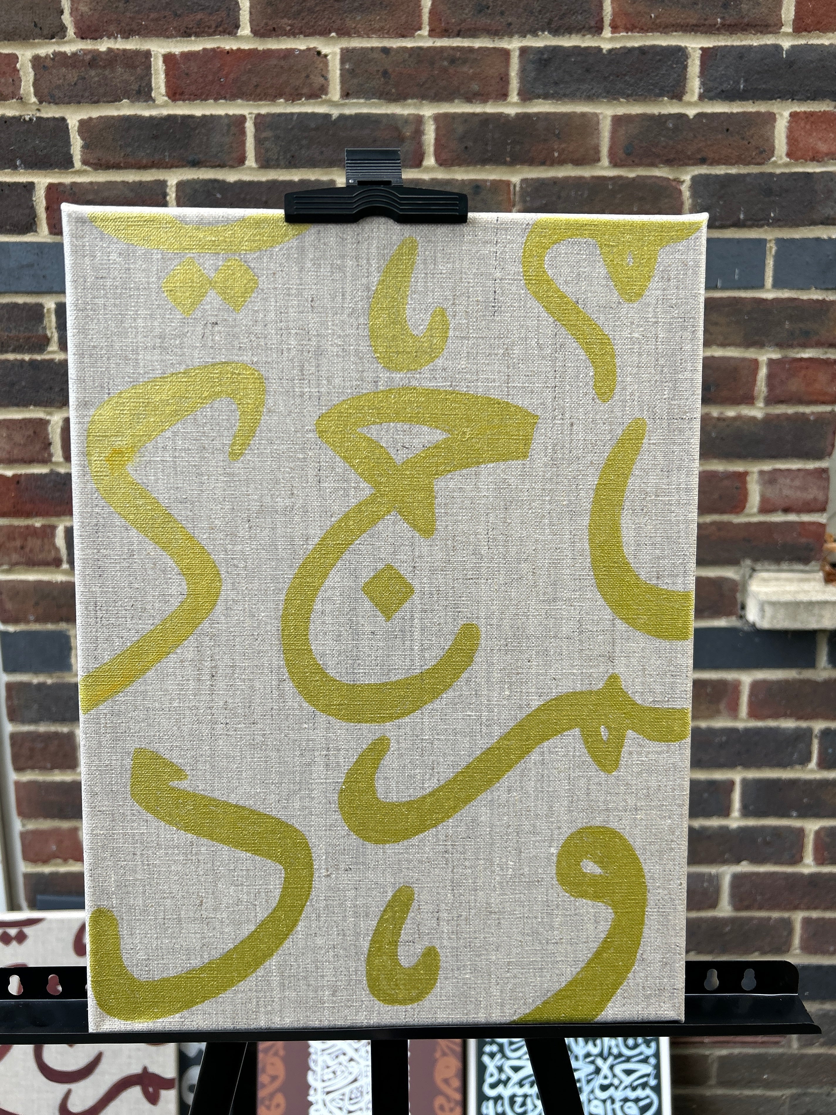 Echoes of Letters Linen Collection - A3 Canvas