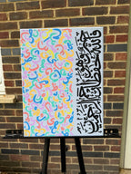 The Alphabet Jigsaw Canvas
