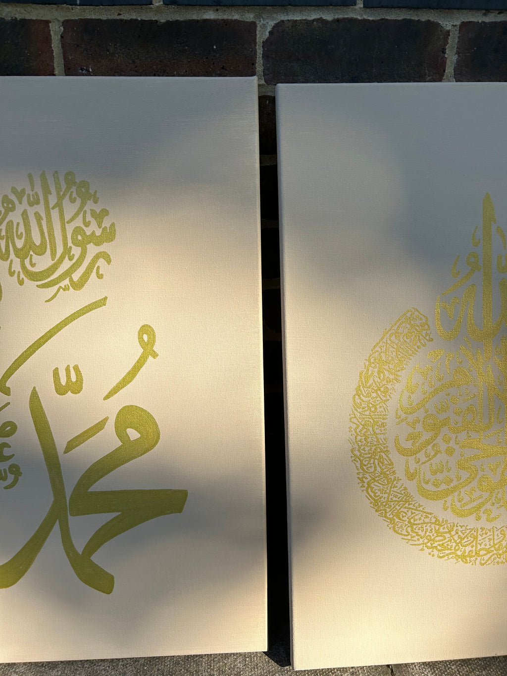Set of 3 – Islamic Calligraphy Canvas Trio